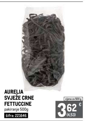 AURELIA SVEŽE CRNE FETTUCCINE