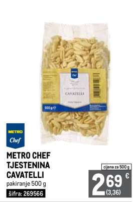 METRO CHEF TJESTENINA CAVATELLI