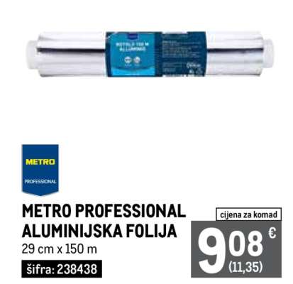 METRO PROFESSIONAL ALUMINJSKA FOLIJA