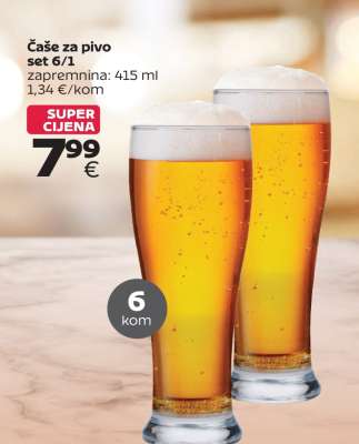 Čaše za pivo set 6/1