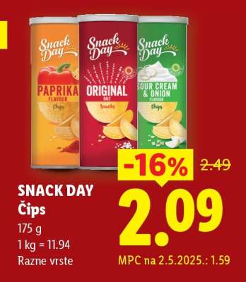 Snack day Čips