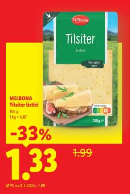 Milbona Tilsiter listići