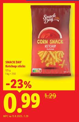 Snack Day Ketchup sticks