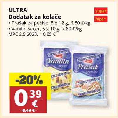 ULTRA Dodatak za kolače