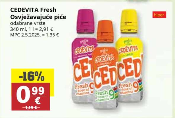 CEDEVITA FRESH