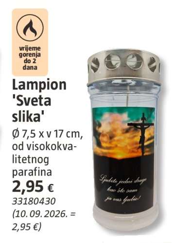 Lampion 'Sveta slika'