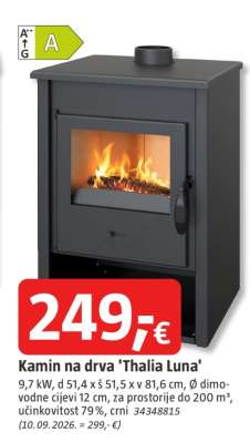 Kamin na drva 'Thalia Luna'