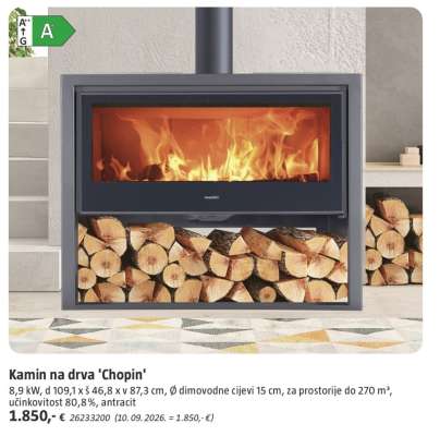 Kamin na drva 'Chopin'