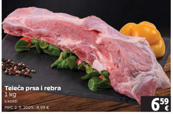 Telecí prsa i žebra