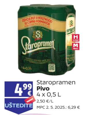 STAROPRAMEN PIVO