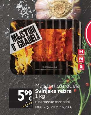 Majstori o'gradela Svinjska rebra