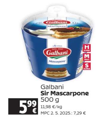 Galbani Sir Mascarpone 500 g