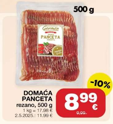 DOMÁCA PANCETA