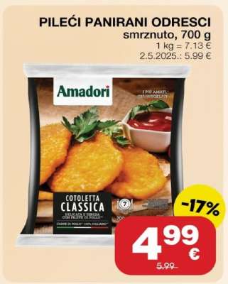 Pileći panirani odresci