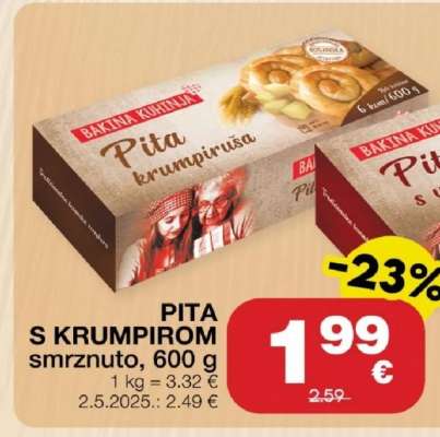Pita s krumpirom