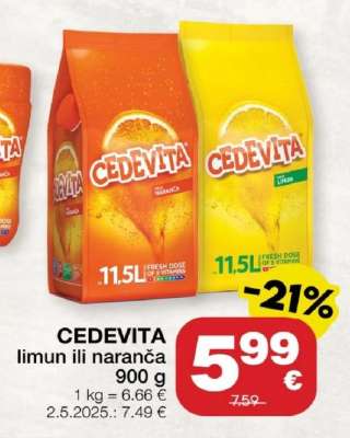 CEDEVITA limun ili naranča