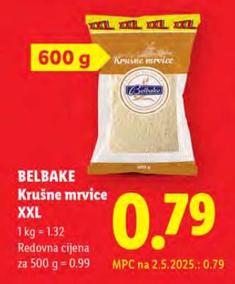 Belbake Krušne mrvice XXL