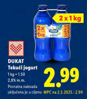 DUKAT Tekući jogurt