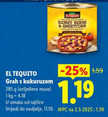EL TEQUITO Grah s kukuruzom