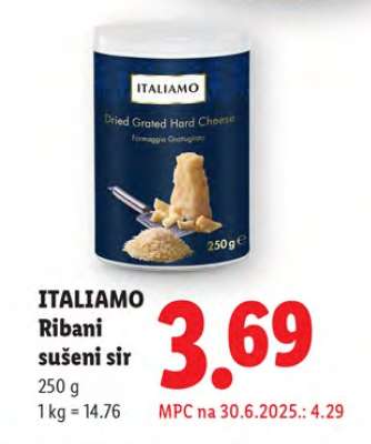 Italiamo Ribani sušeni sir
