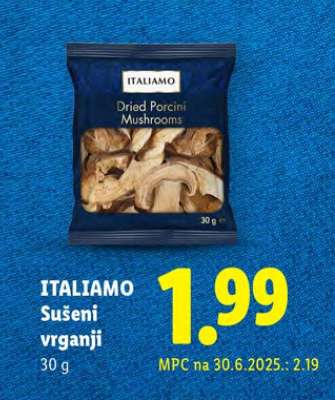 ITALIAMO Sušeni vrganji