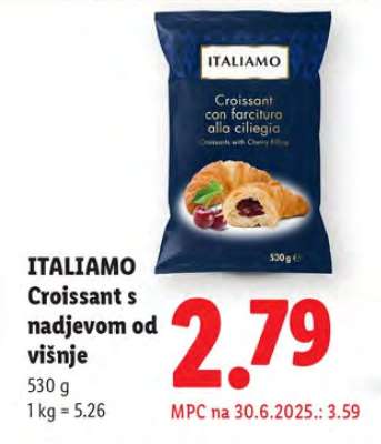ITALIAMO Croissant s nadjevom od višnje