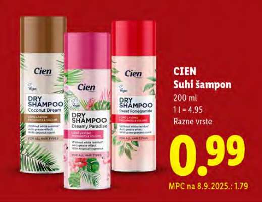 Cien Suhi šampon