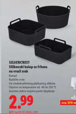 SILVERCREST Silikonski kalup za fritezu na vrući zrak