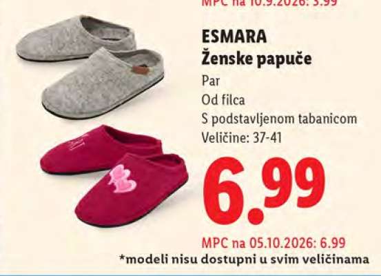 ESMARA Ženske papuče