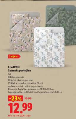 LIVARNO Satenska posteljina
