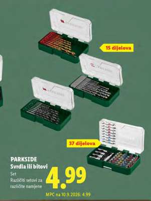 PARKSIDE Svrdla ili bitovi