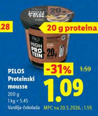 PILOS Proteinski mousse