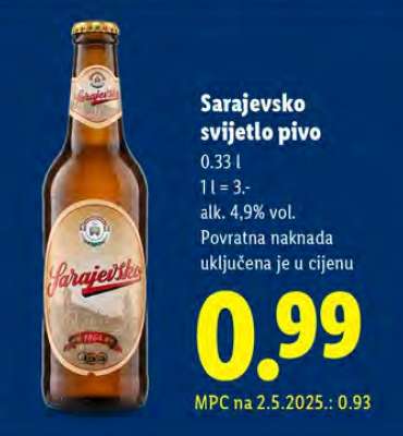 Sarajevsko svijetlo pivo