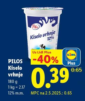 Pilos Kiselo vrhnje