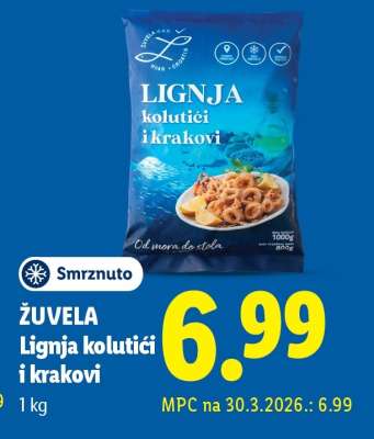 ŽUVELA Lignja kolutići i krakovi
