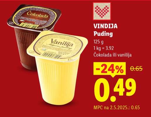 VINDIJA PUDING