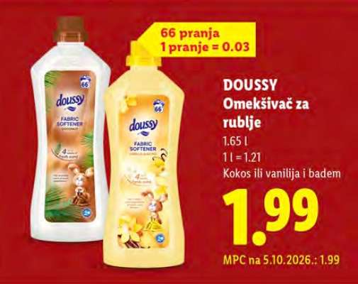 DOUSSY Omekšivač za rublje