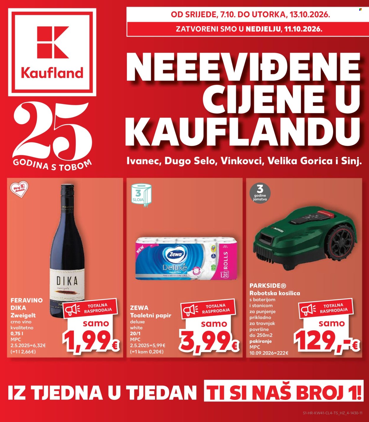 Leták Kaufland - 7.10.2026 - 13.10.2026. Strana 1