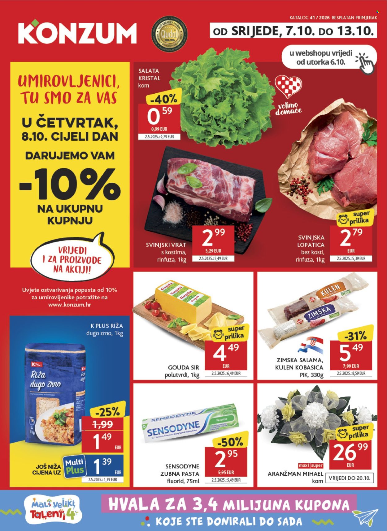 Konzum katalog - 07.10.2026. - 13.10.2026. Stranica 1