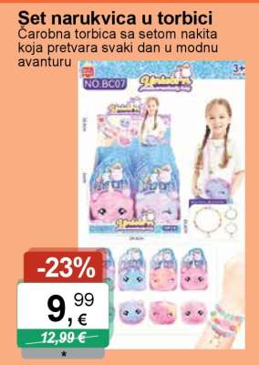 Set narukvica u torbici