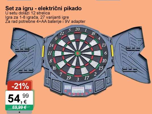 Set za igru - električni pikado