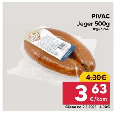 PIVAC Jeger 500g