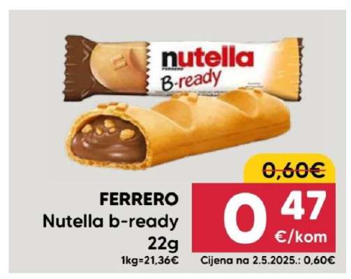 FERRERO Nutella b-ready 22g