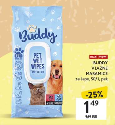 BUDDY VLAŽNE MARAMICE