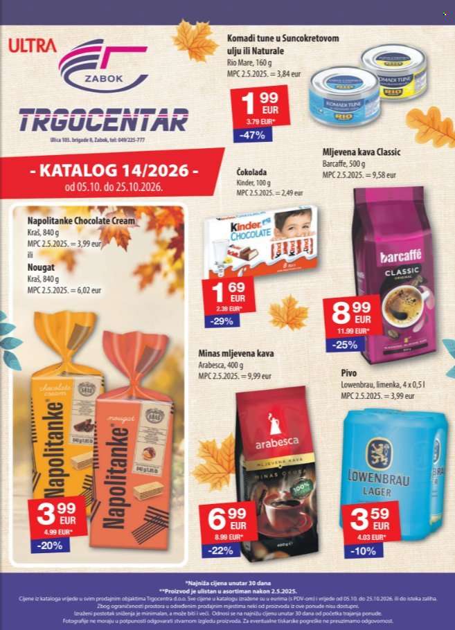 Trgocentar katalog - 05.10.2026. - 25.10.2026.