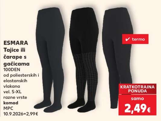 ESMARA Tajice ili čarape s gaćicama