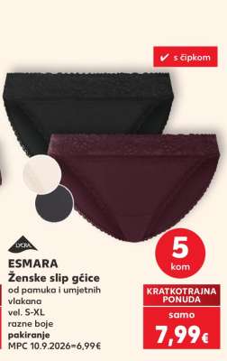 ESMARA Ženske slip gaćice