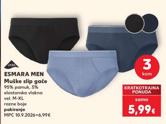 ESMARA MEN Muške slip gaće