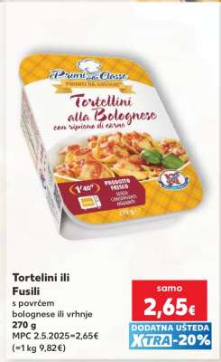 Tortelini ili Fusili