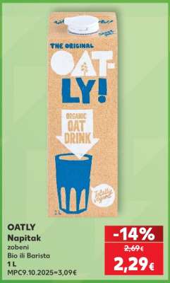 OATLY Napitak zobeni